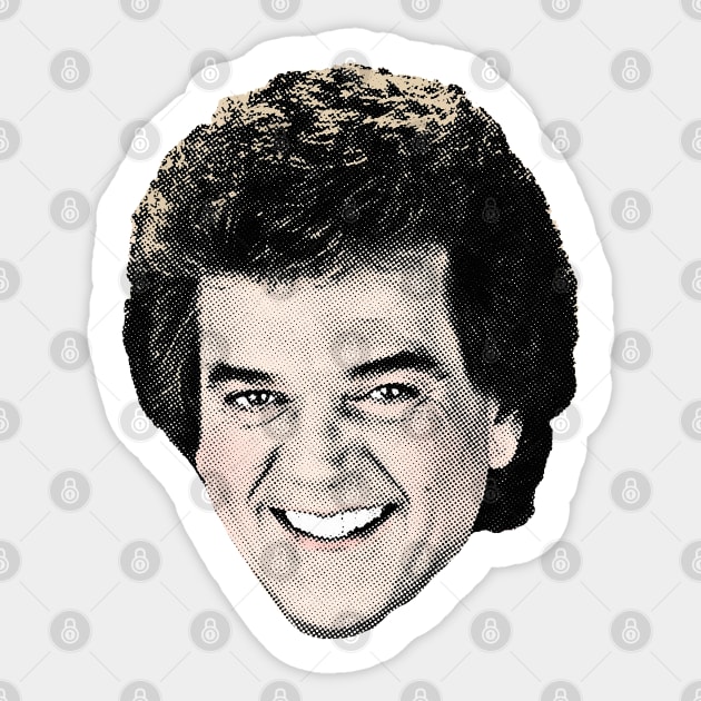 Conway Twitty / Retro Fan Art Gift Sticker by DankFutura